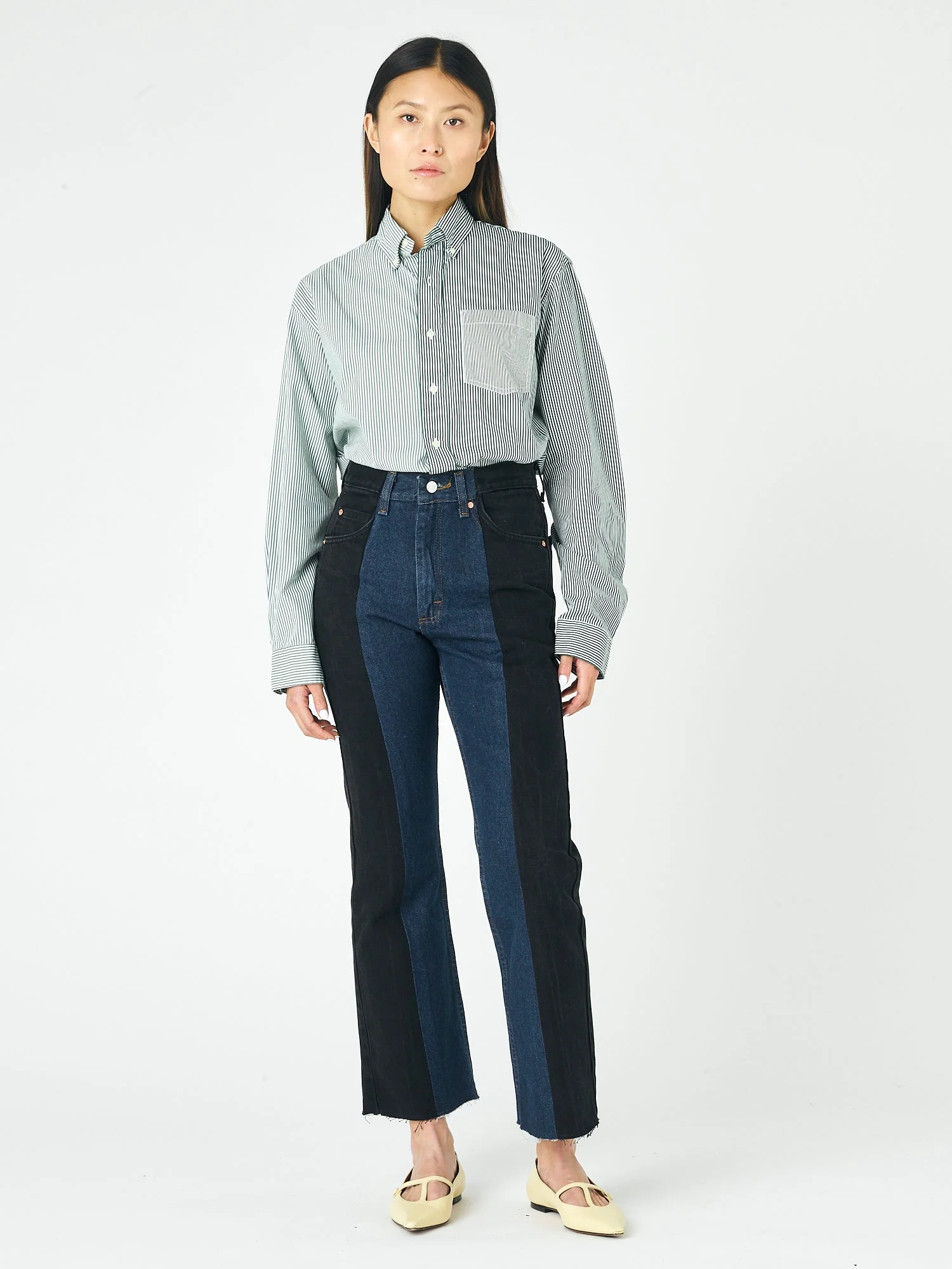 Flare Jean Black/Dark Blue - Image 4
