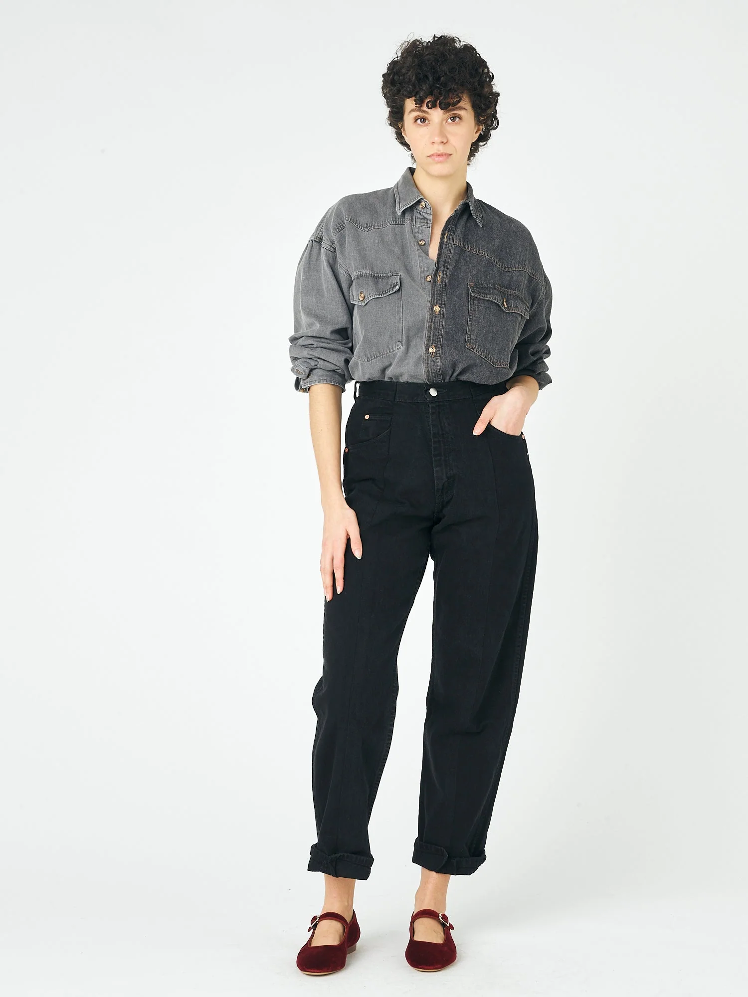 Boyfriend Jean Black - Image 3