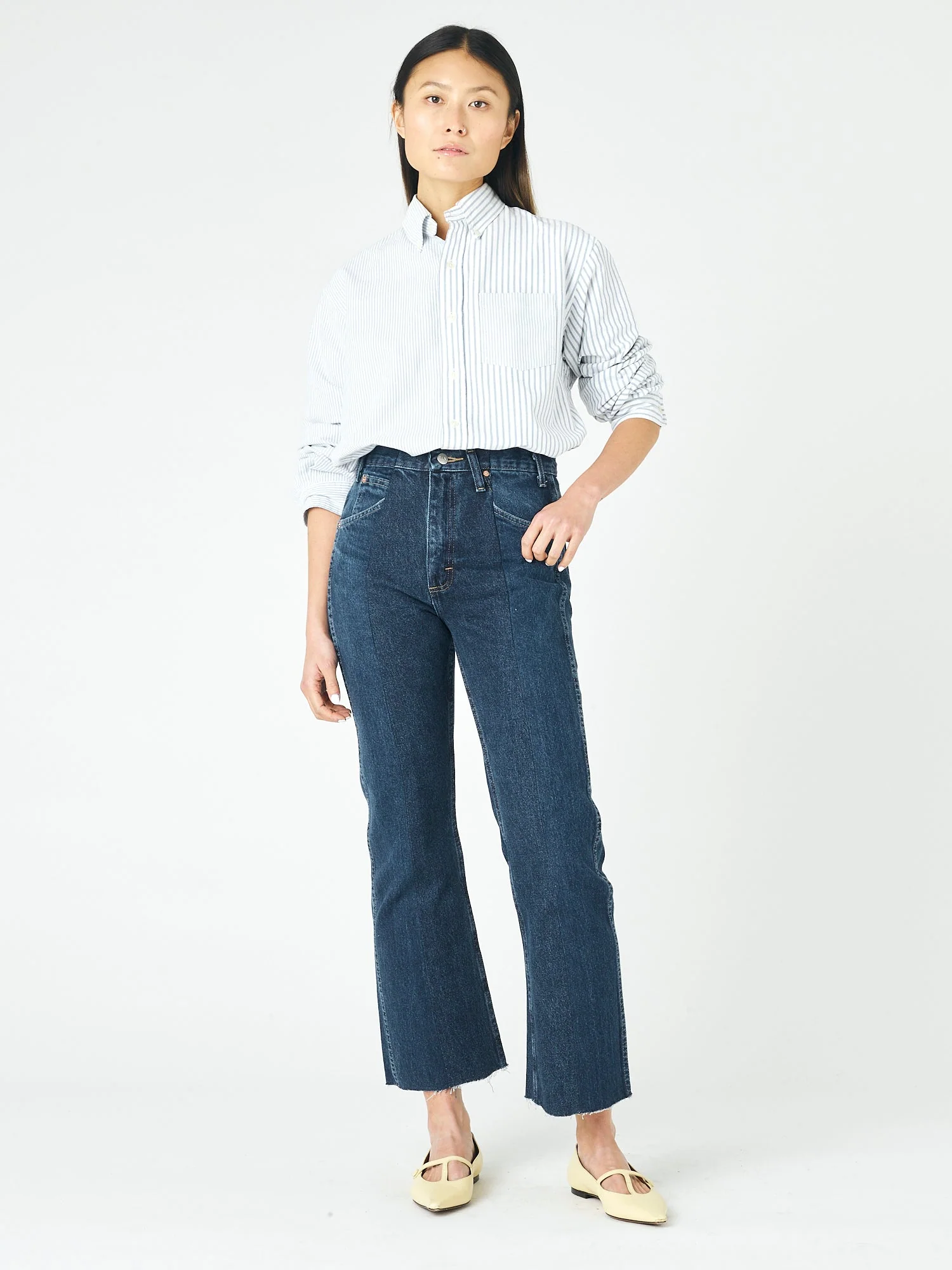 Flare Jean Dark Blue - Image 3