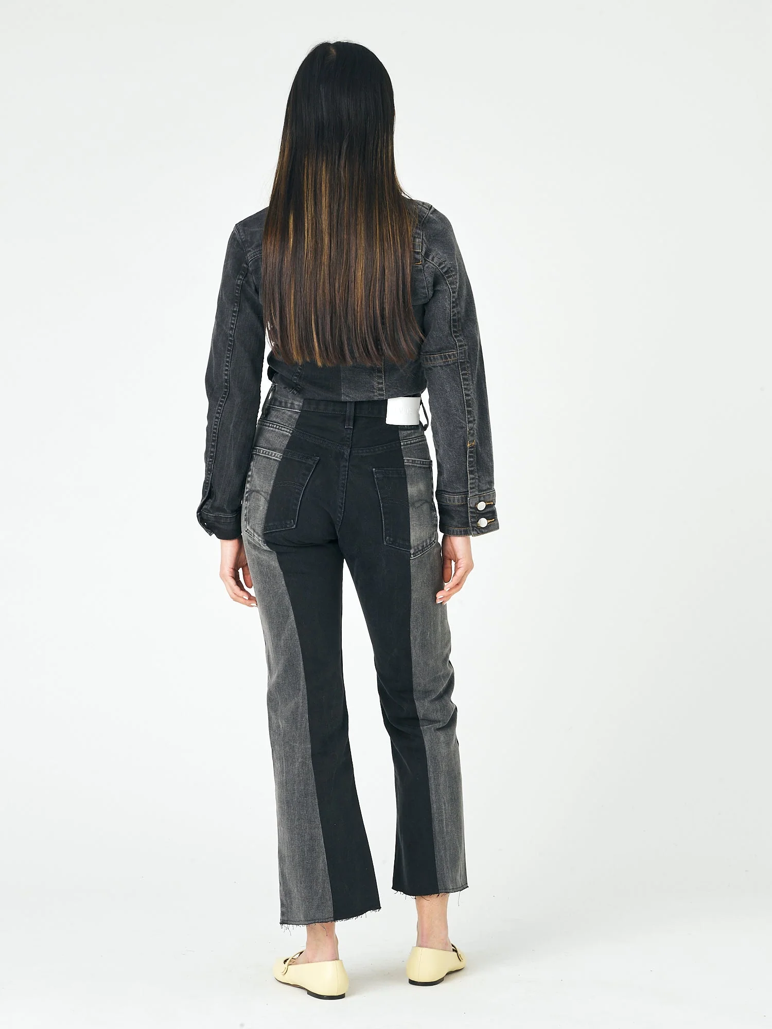 Flare Jean Charcoal Grey/Black - Image 3
