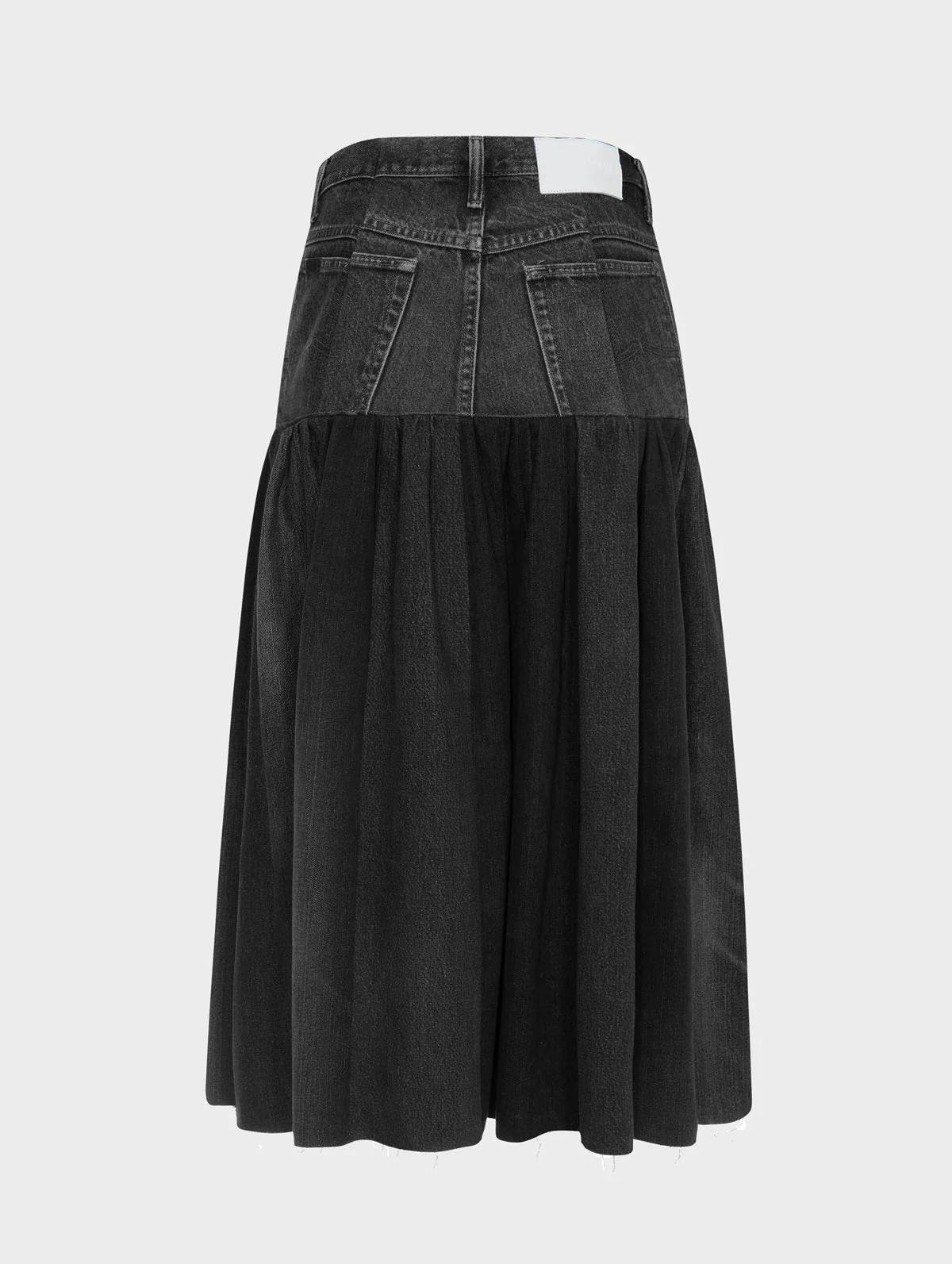 Harvard Denim Skirt Charcoal - Image 6