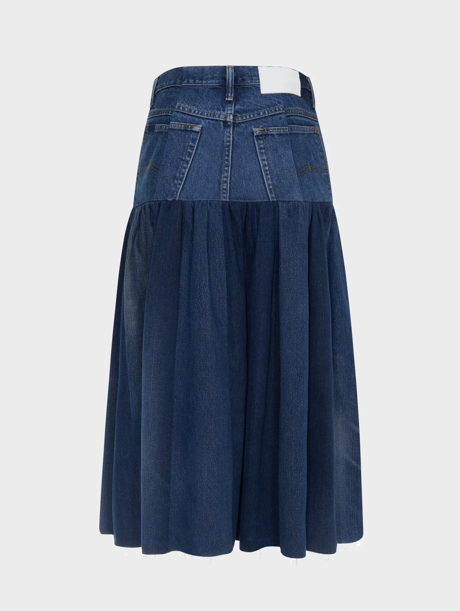 Harvard Denim Skirt Dark Blue - Image 3