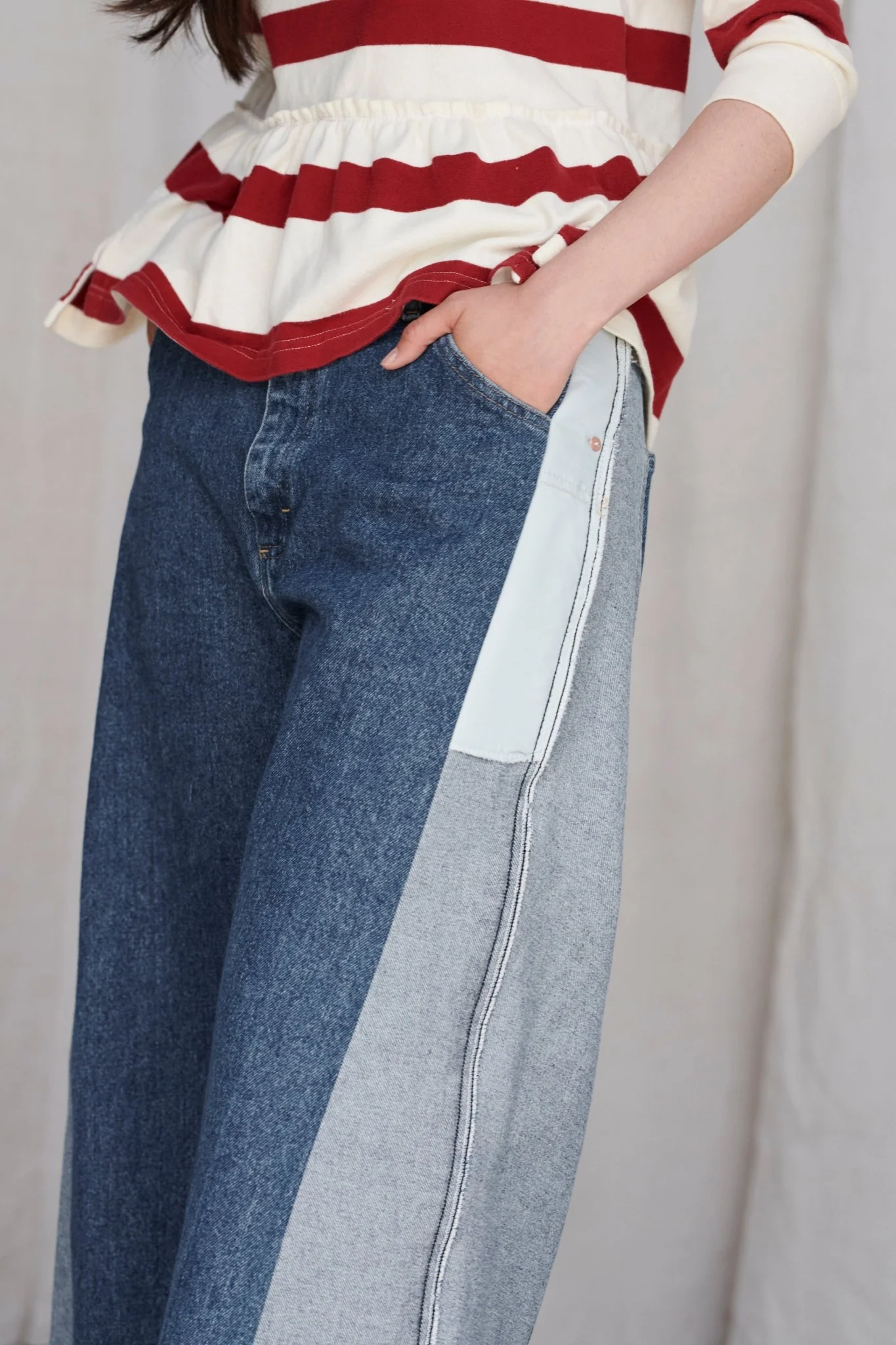 Maya Jeans Mid Blue - Image 5