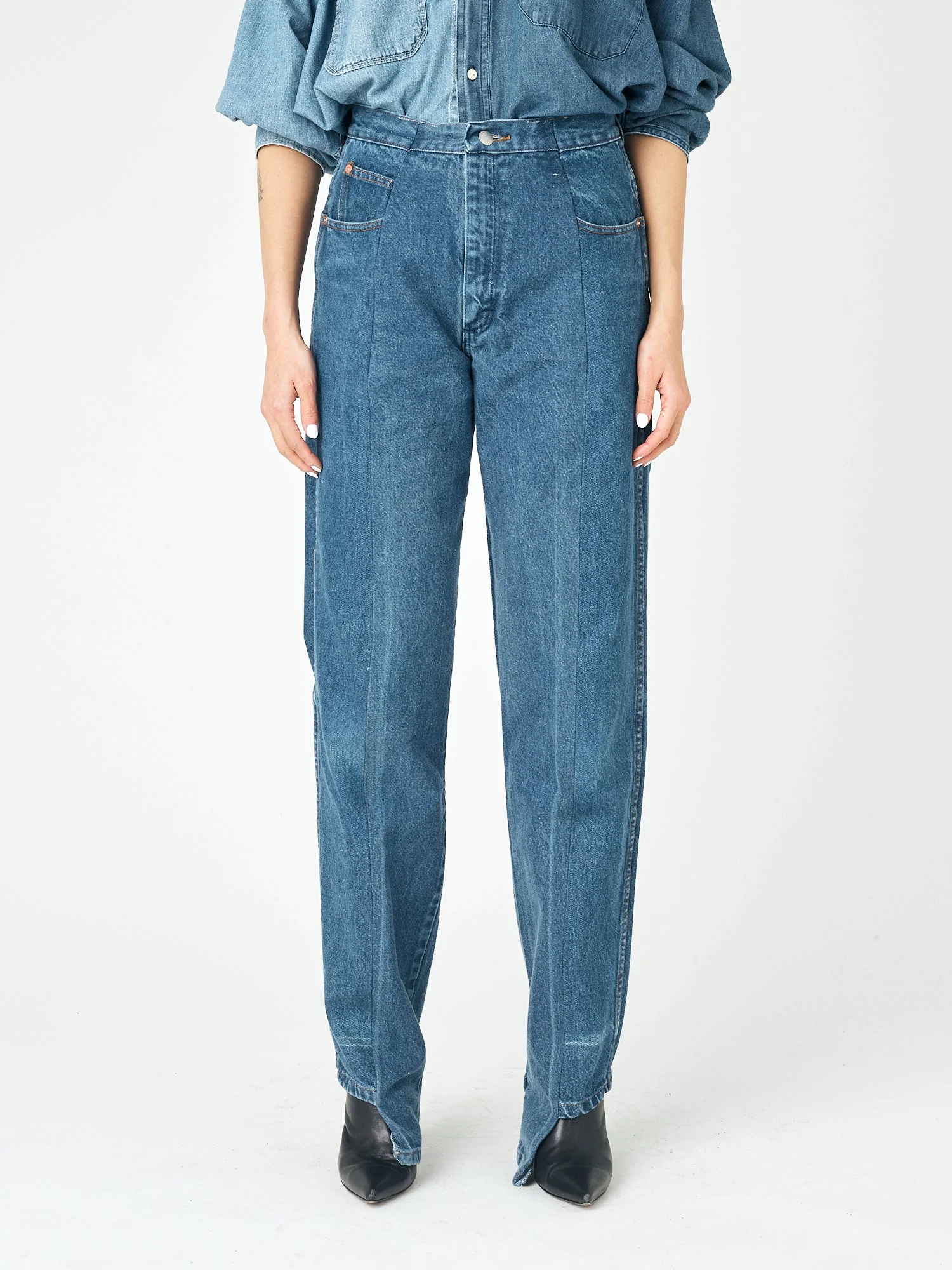 Boyfriend Jean Mid Blue - Image 5