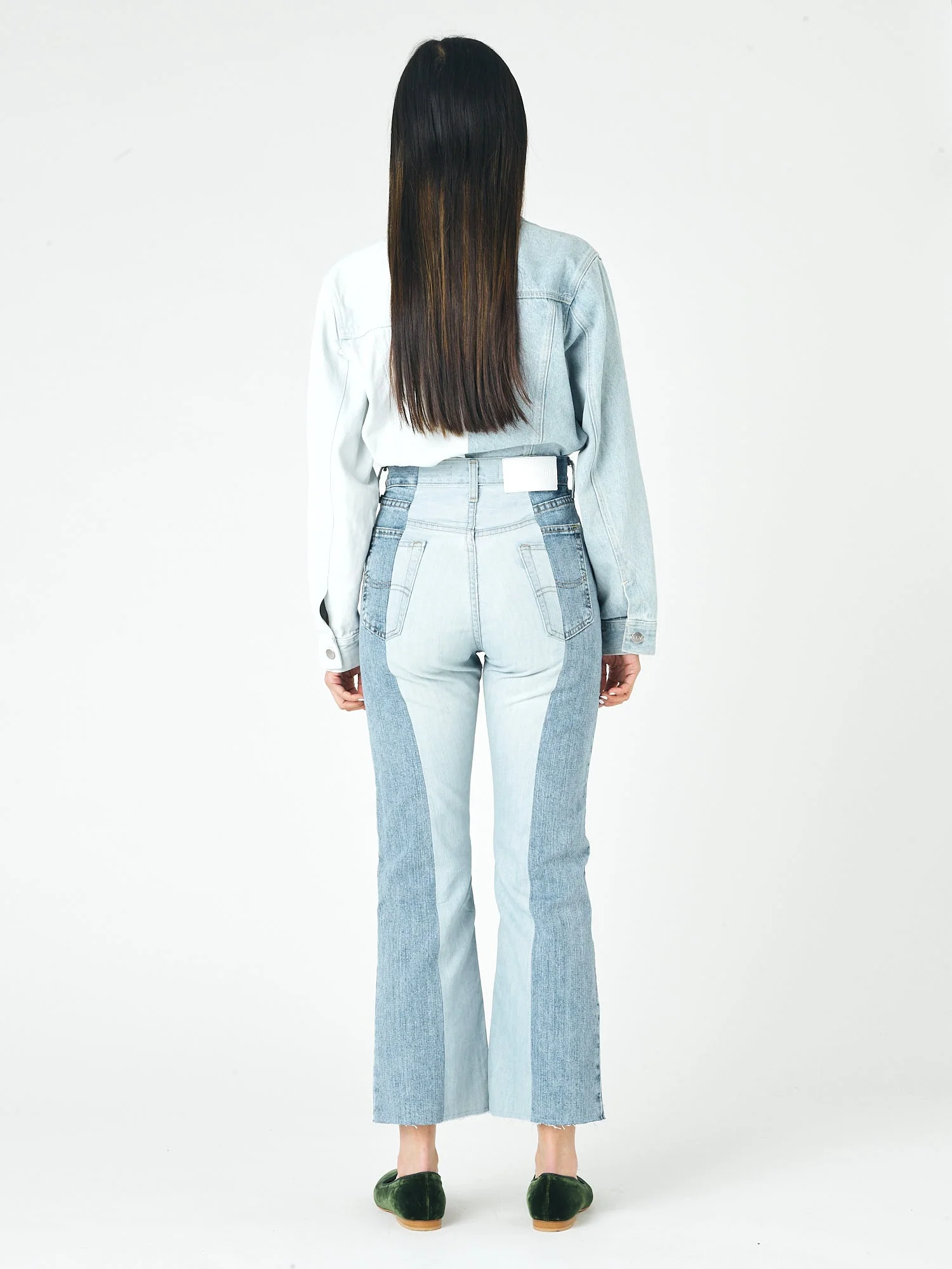 Flare Jean Mid/Light Blue - Image 4
