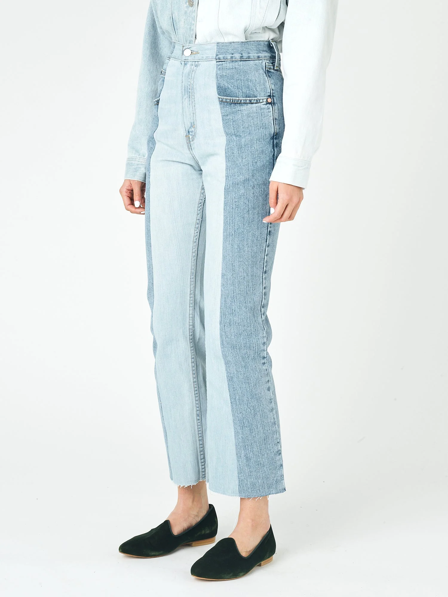 Flare Jean Mid/Light Blue - Image 5