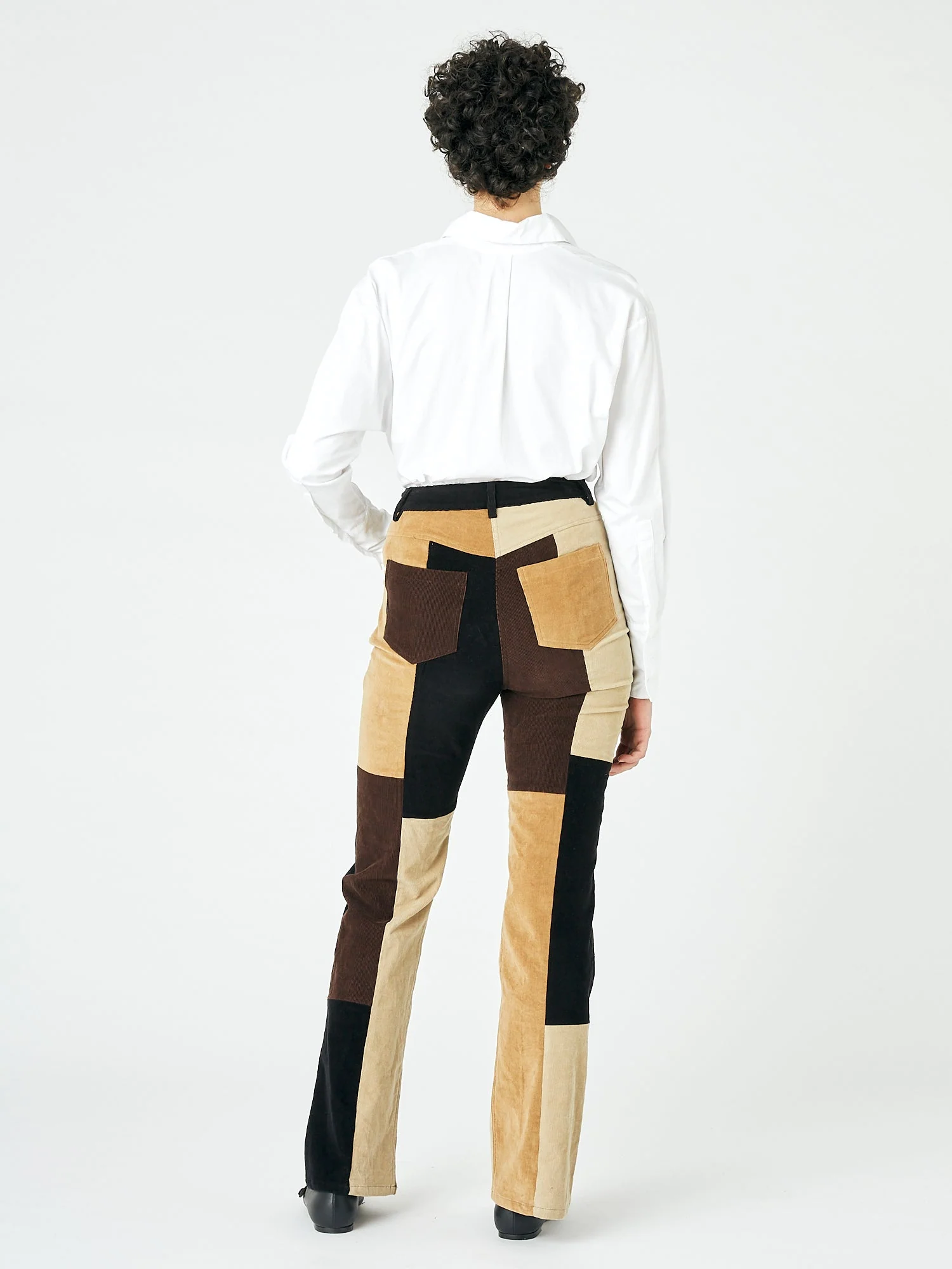 Corduroy Patchwork Flare - Image 4
